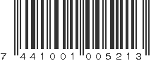 EAN 7441001005213