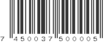 EAN 7450037500005