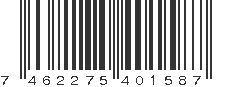 EAN 7462275401587