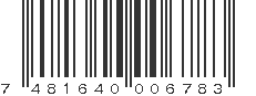 EAN 7481640006783