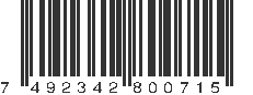 EAN 7492342800715