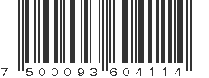 EAN 7500093604114