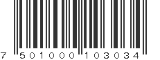EAN 7501000103034