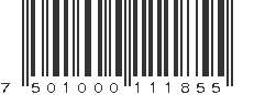 EAN 7501000111855