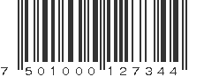 EAN 7501000127344