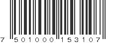 EAN 7501000153107