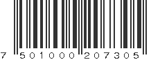 EAN 7501000207305