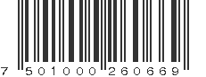 EAN 7501000260669