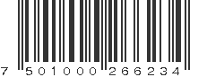 EAN 7501000266234