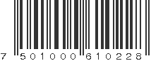 EAN 7501000610228