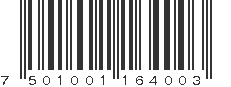 EAN 7501001164003