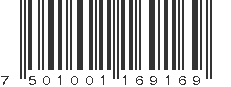 EAN 7501001169169