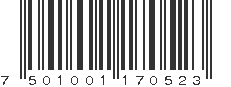 EAN 7501001170523