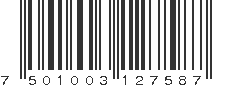 EAN 7501003127587