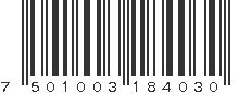 EAN 7501003184030