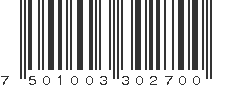 EAN 7501003302700