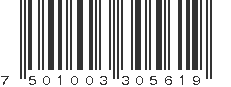 EAN 7501003305619