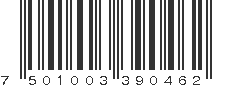 EAN 7501003390462