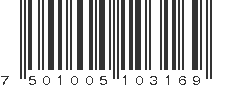EAN 7501005103169