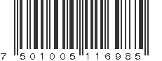 EAN 7501005116985