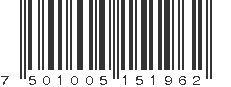 EAN 7501005151962