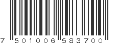 EAN 7501006583700