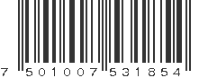 EAN 7501007531854