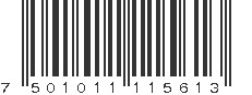EAN 7501011115613