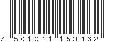 EAN 7501011153462