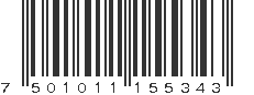 EAN 7501011155343