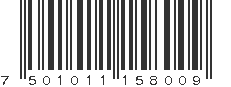 EAN 7501011158009