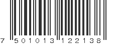 EAN 7501013122138