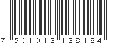 EAN 7501013138184