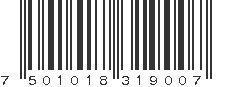 EAN 7501018319007
