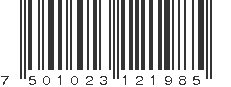 EAN 7501023121985