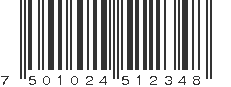 EAN 7501024512348