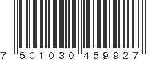 EAN 7501030459927