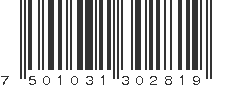 EAN 7501031302819
