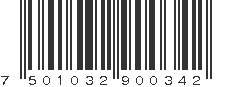 EAN 7501032900342