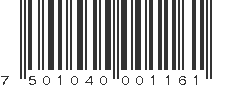 EAN 7501040001161