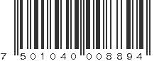 EAN 7501040008894