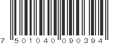 EAN 7501040090394