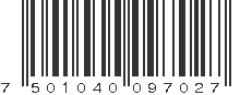EAN 7501040097027