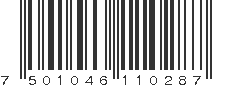 EAN 7501046110287