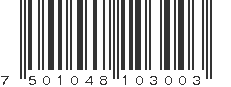 EAN 7501048103003