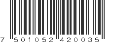 EAN 7501052420035