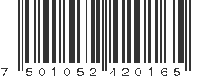 EAN 7501052420165