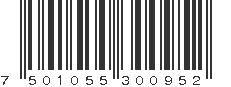 EAN 7501055300952