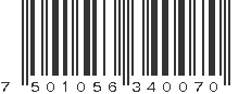 EAN 7501056340070