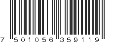 EAN 7501056359119